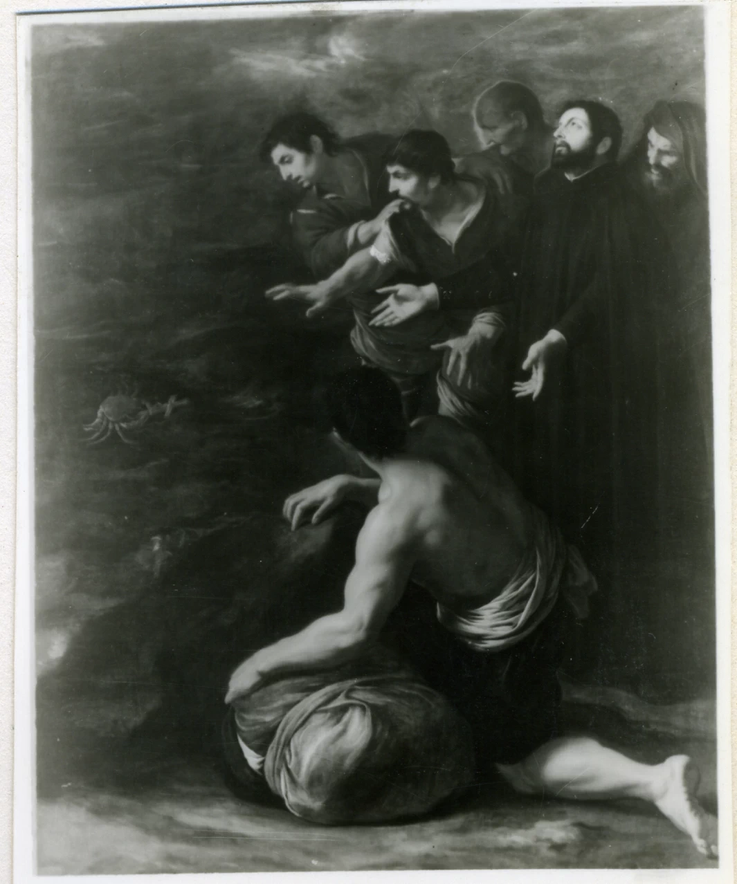 San Francesco Saverio trova il crocifisso tra le zampe di un granchio - Napoli